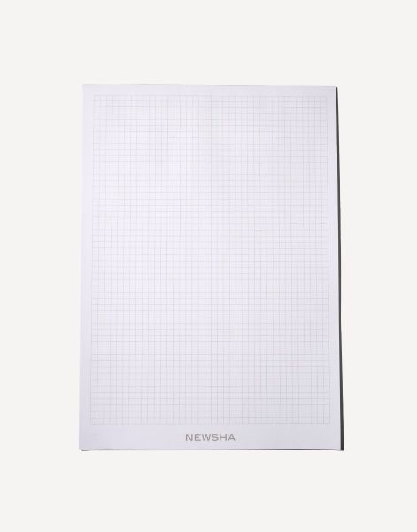 NEWSHA Schreibblock mit Logo A4 (25 Blatt)